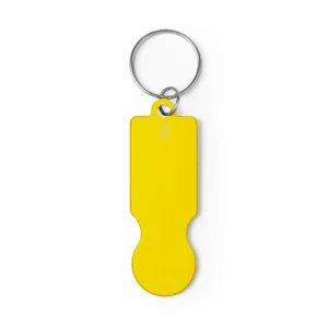 Llavero moneda Stamina Hornet 1556, amarillo, vista frontal del llavero