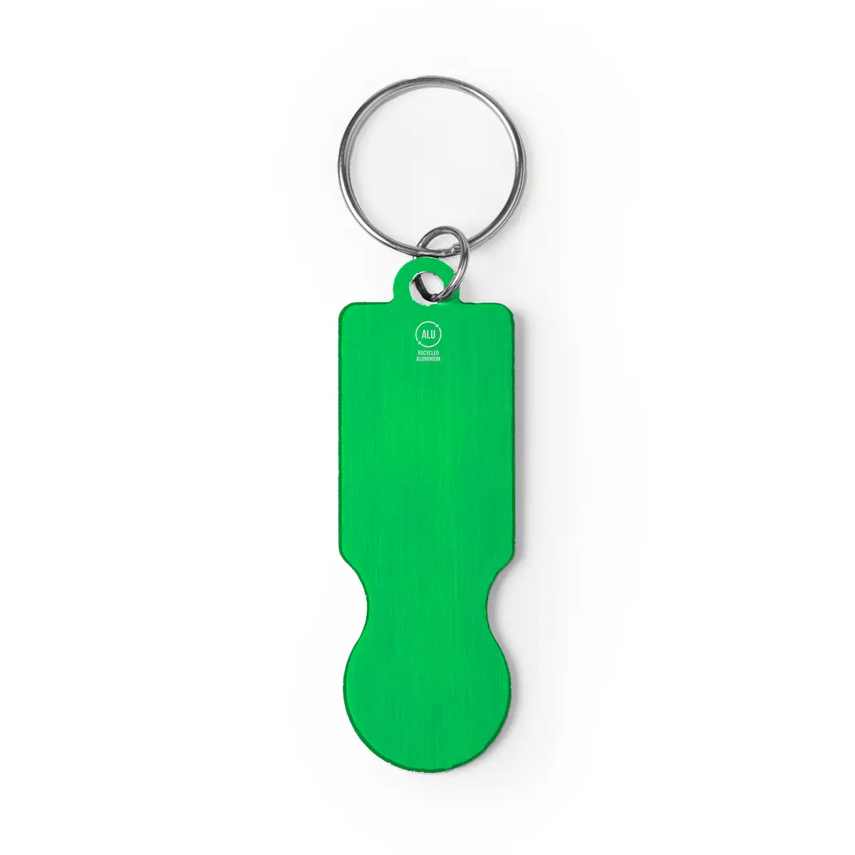 Llavero moneda Stamina Hornet 1556 7 Llavero moneda Stamina Hornet 1556, verde helecho, vista frontal del llavero