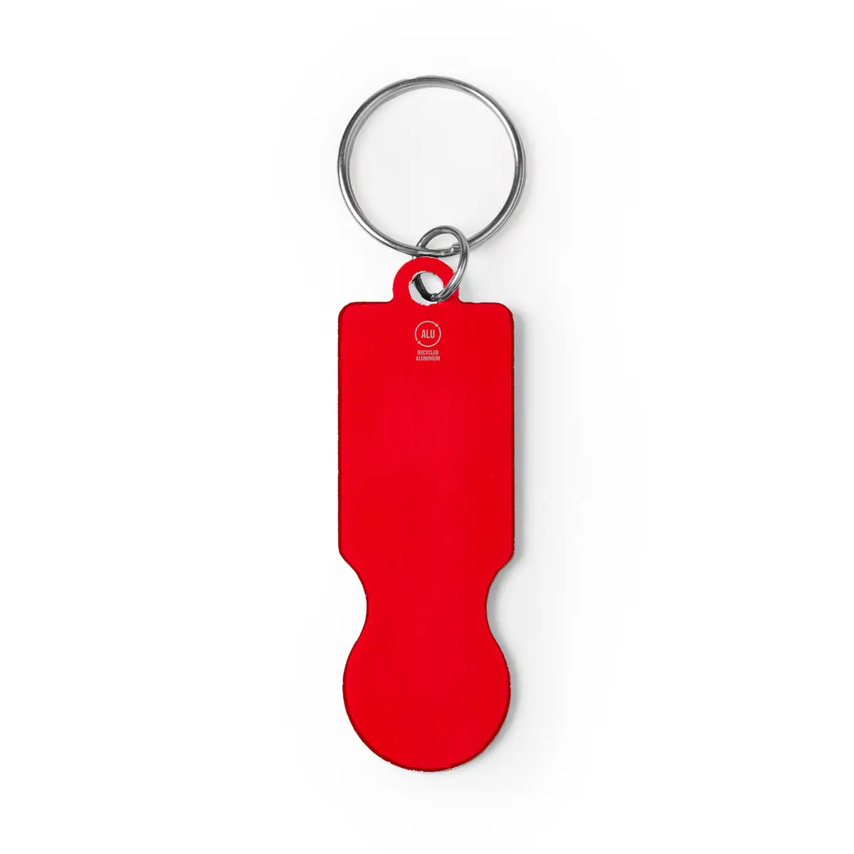 Llavero moneda Stamina Hornet 1556 9 Llavero moneda Stamina Hornet 1556, rojo, vista frontal del llavero