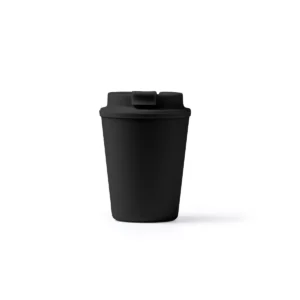 Vaso con tapa a rosca Stamina Oklan 1562, negro, vista frontal del producto