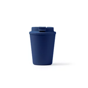 Vaso con tapa a rosca Stamina Oklan 1562, marino, vista frontal del producto
