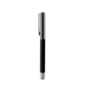 Roller con tapa Stamina Lomox 1572, negro, vista frontal del bolígrafo
