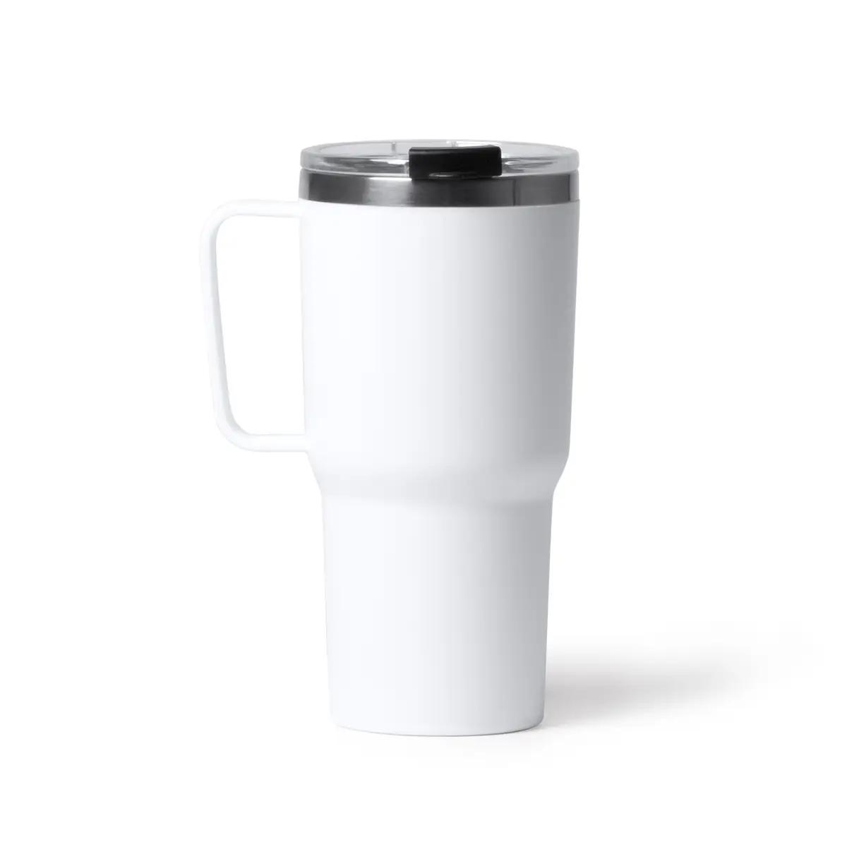 Taza con tapa Stamina Kencher 1589 1 Taza con tapa Stamina Kencher 1589, blanco, vista frontal del producto