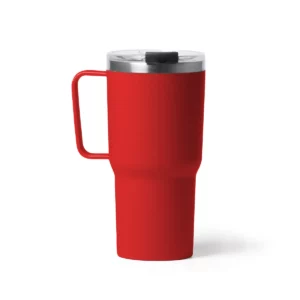 Taza con tapa Stamina Kencher 1589, rojo, vista frontal del producto