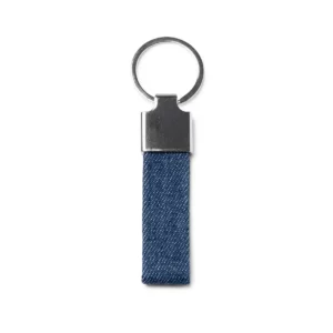 Llavero vaquero Stamina Brady 1593, denim vigoré, vista frontal del llavero