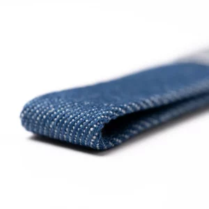 Llavero vaquero Stamina Brady 1593, denim vigoré, detalle del llavero