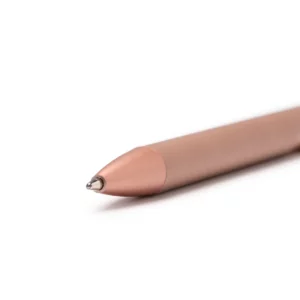 Bolígrafo metálico Stamina Prosa 1600, rosa, detalle de la punta y el agarre
