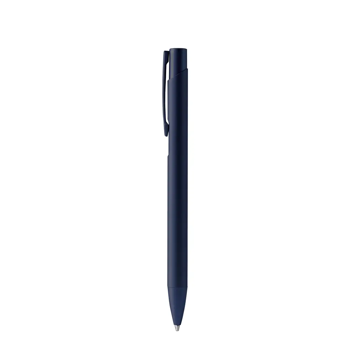 Bolígrafo metálico Stamina Prosa 1600 1 Bolígrafo metálico Stamina Prosa 1600, marino, vista frontal del bolígrafo