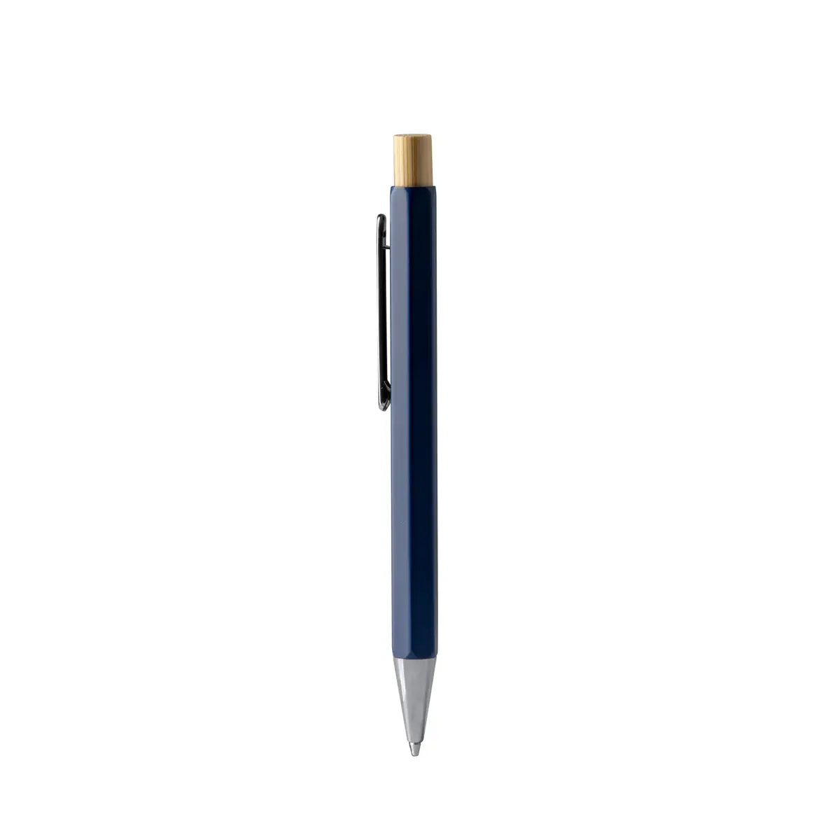 Bolígrafo hexagonal Stamina Salom 1602 7 Bolígrafo hexagonal Stamina Salom 1602, royal, vista frontal del bolígrafo