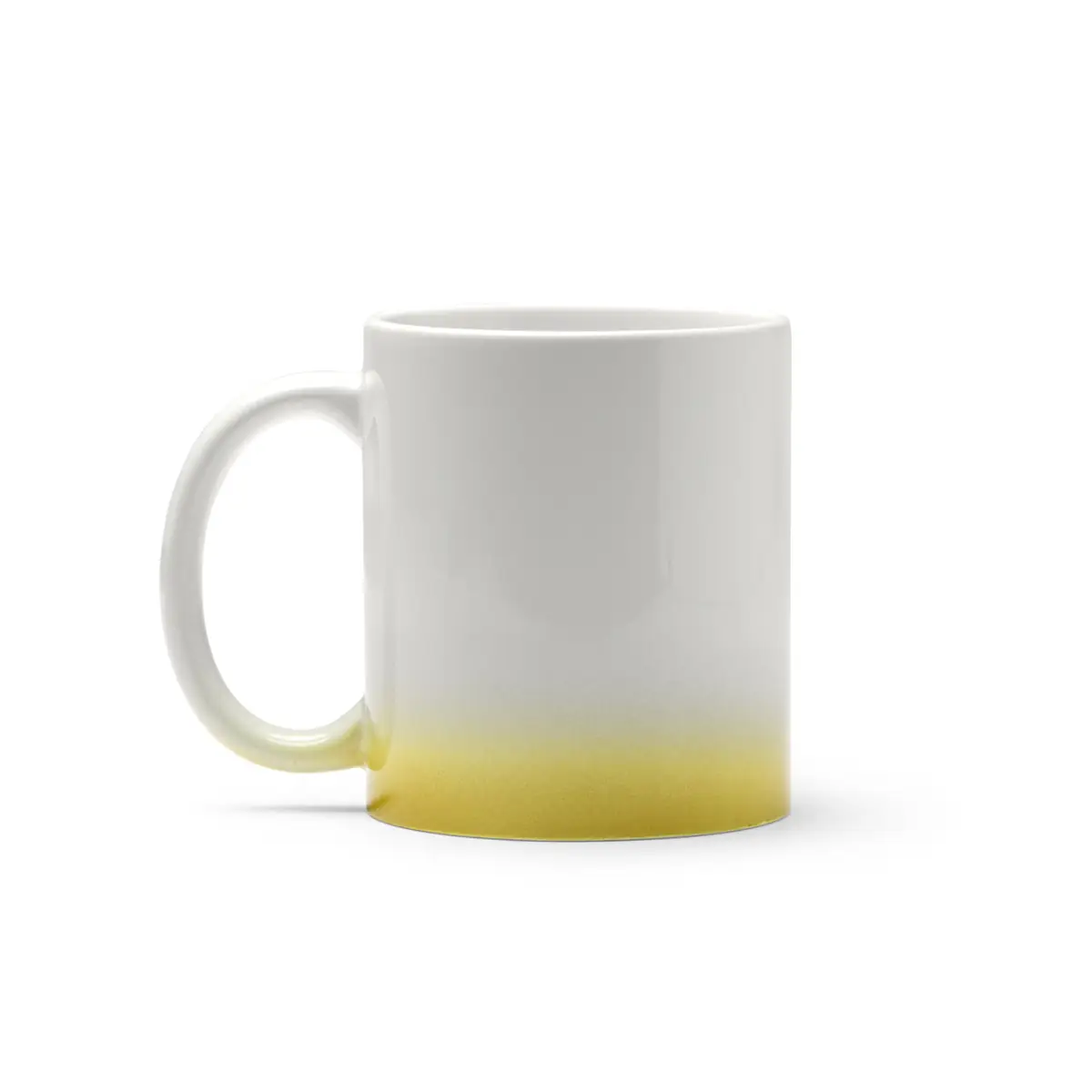 Taza con degradado Stamina Nevex 1615 1 Taza con degradado Stamina Nevex 1615, amarillo, vista frontal del producto