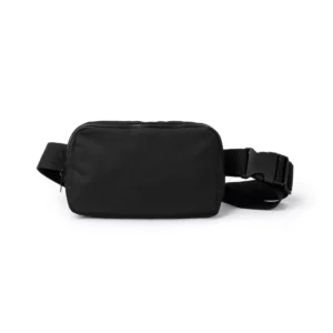 Riñonera de nylon reciclado Stamina Avalon 1633, negro, vista frontal del producto