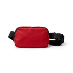 Riñonera de nylon reciclado Stamina Avalon 1633, rojo, vista frontal del producto