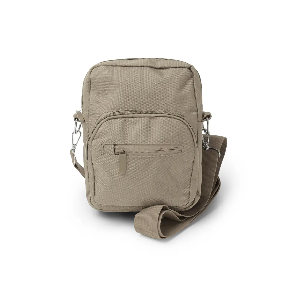 Bandolera RPET 600D Stamina Menez 1634 3 Bandolera RPET 600D Stamina Menez 1634, beige, vista frontal del producto