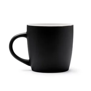 Taza compacta de cerámica Stamina Amit 1640, negro, vista frontal del producto