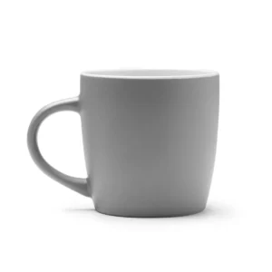 Taza compacta de cerámica Stamina Amit 1640, gris, vista frontal del producto