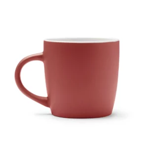 Taza compacta de cerámica Stamina Amit 1640, rojo, vista frontal del producto