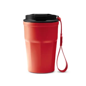 Vaso térmico Stamina Keury 1644, rojo, vista frontal del producto