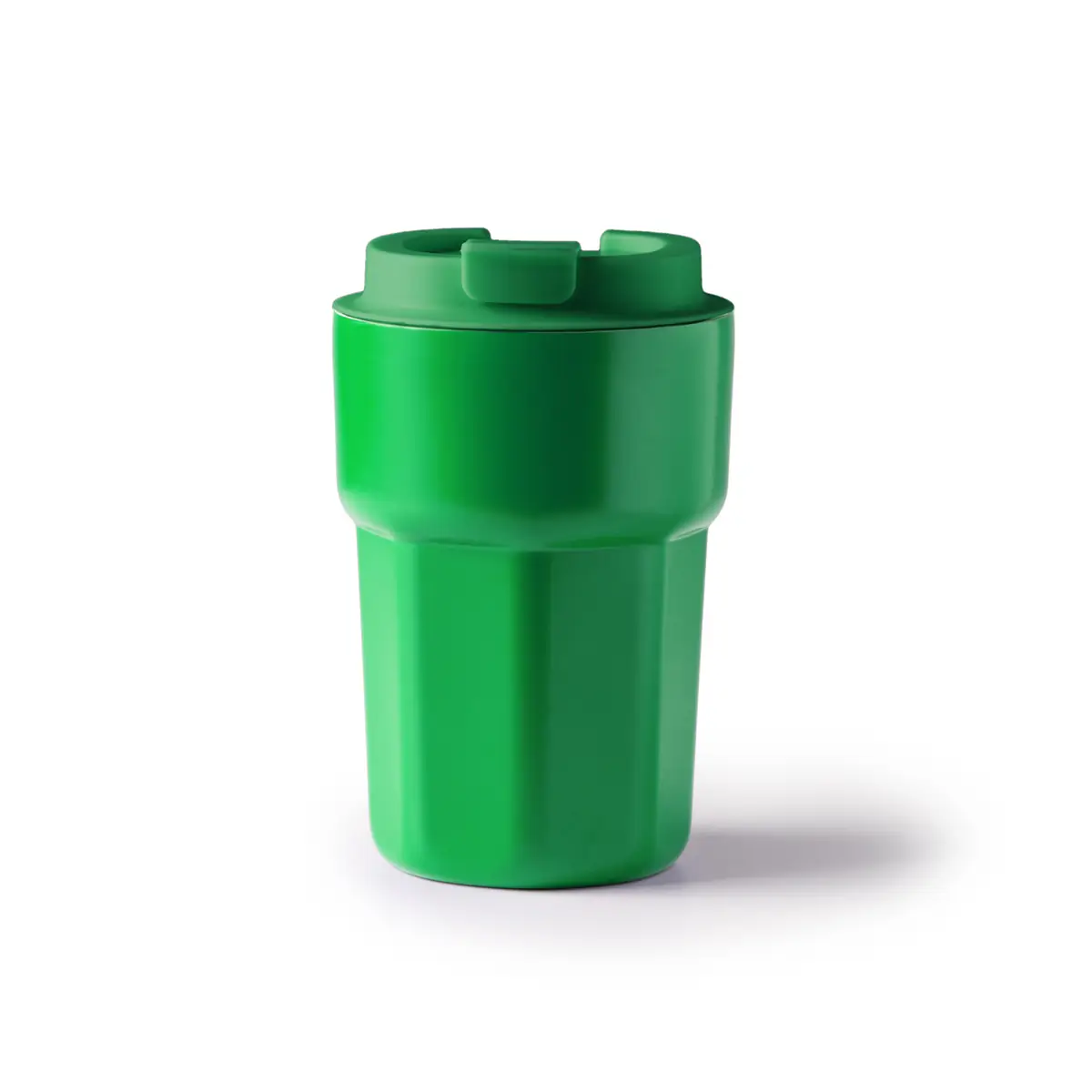Vaso térmico Stamina Oster 1645 5 Vaso térmico Stamina Oster 1645, verde helecho, vista frontal del producto