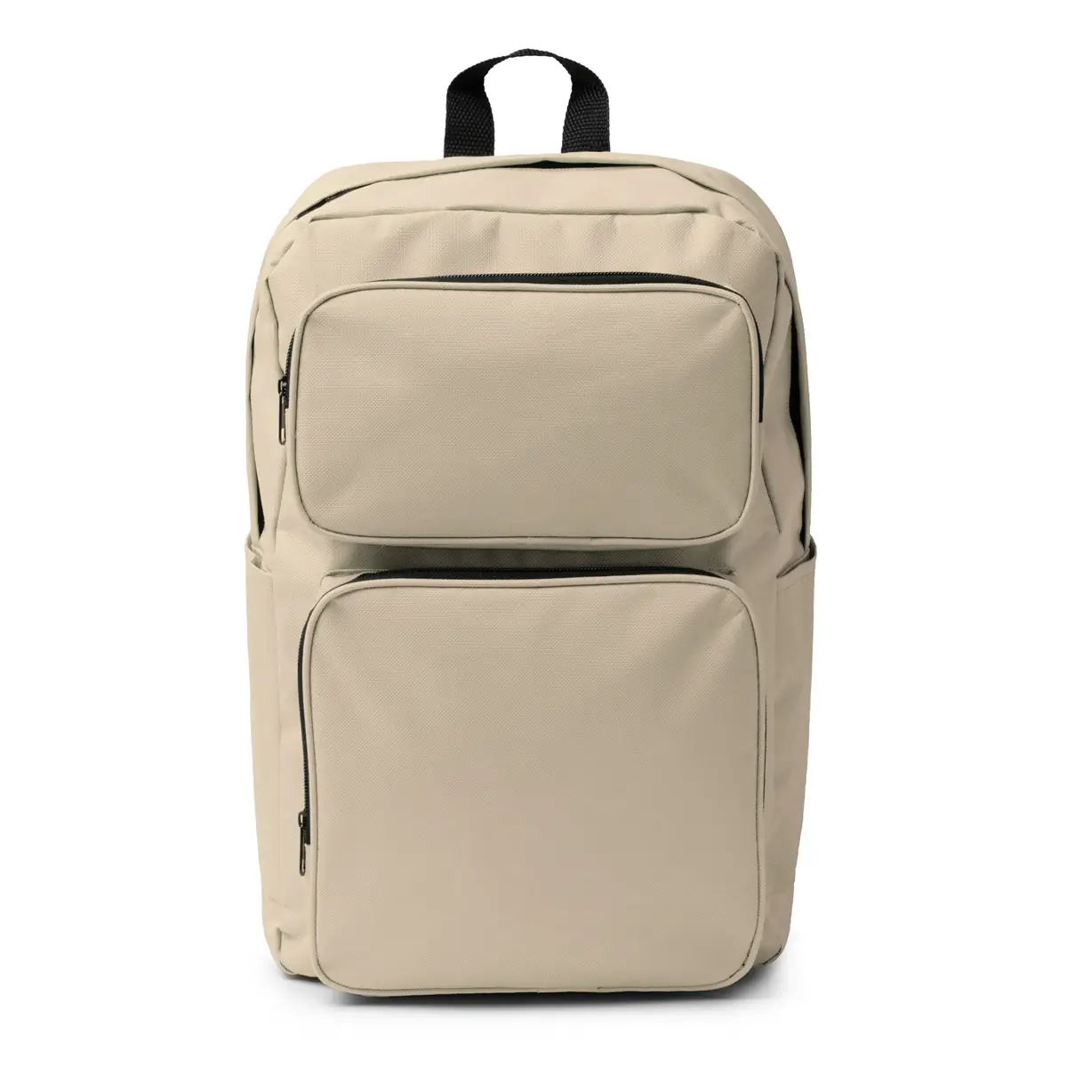 Mochila de RPET Stamina Hostik 1664 7 Mochila de RPET Stamina Hostik 1664, beige, vista frontal de la mochila