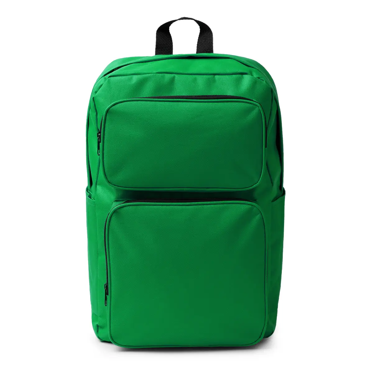 Mochila de RPET Stamina Hostik 1664 5 Mochila de RPET Stamina Hostik 1664, verde helecho, vista frontal de la mochila