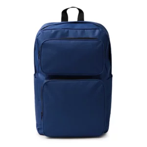 Mochila de RPET Stamina Hostik 1664, marino, vista frontal de la mochila
