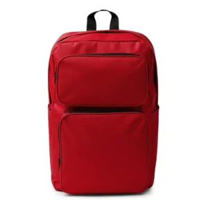 Mochila de RPET Stamina Hostik 1664, rojo, vista frontal de la mochila
