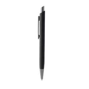 Bolígrafo de aluminio reciclado Stamina Tory 1671, negro, vista frontal del bolígrafo