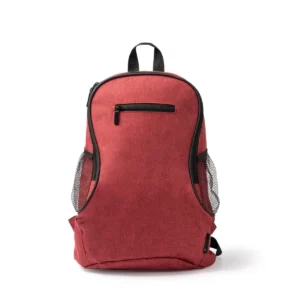 Mochila de RPET Stamina Bamba 1672, rojo vigoré, vista frontal de la mochila