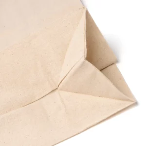 Bolsa de algodón Stamina Mitxu 1679, crudo, detalle de la base