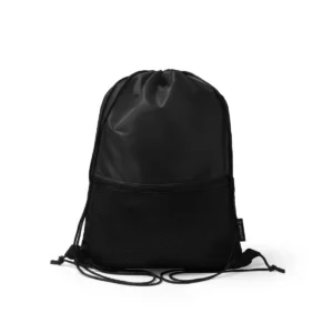 Mochila de cuerdas Stamina Milak 1681, negro, vista frontal del producto
