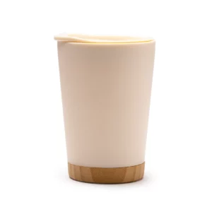 Vaso de doble pared Stamina Mirin 1686, beige, vista frontal del producto