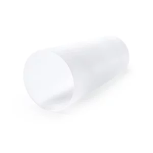 Pack de 10 vasos reutilizables Stamina Gaston 1694, transparente, vista del vaso tumbado con el interior visible