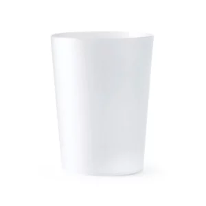 Pack de 10 vasos reutilizables Stamina Vagen 1695, transparente, vista frontal del producto