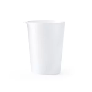Pack de 10 vasos reutilizables Stamina Korvax 1697, transparente, vista frontal del producto