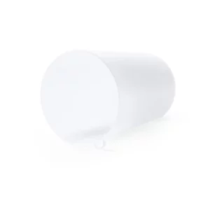 Pack de 10 vasos reutilizables Stamina Korvax 1697, transparente, vista del vaso tumbado con el interior visible