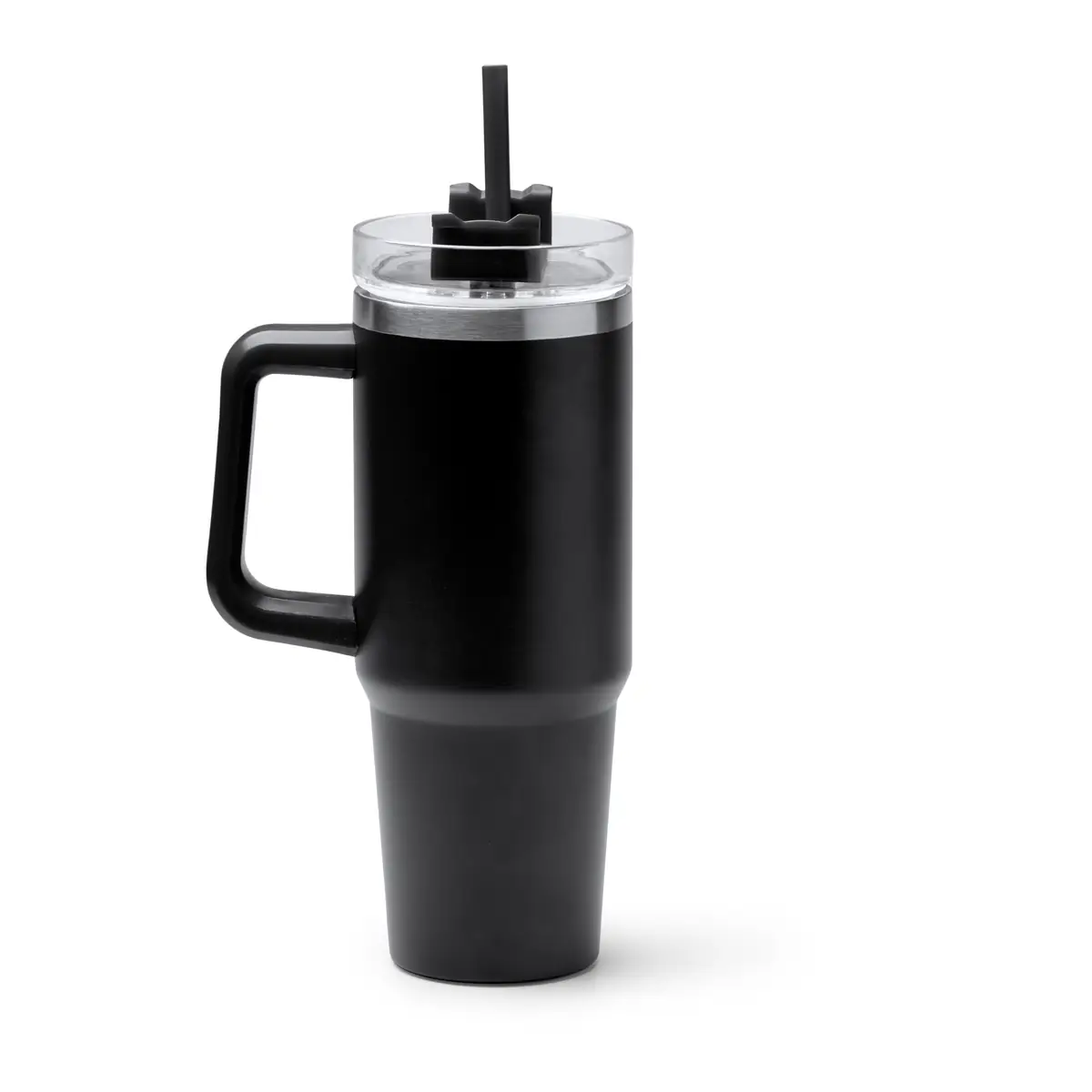 Taza térmica Stamina Kranston 1709 5 Taza térmica Stamina Kranston 1709, negro, vista frontal del producto