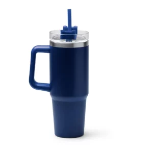 Taza térmica Stamina Kranston 1709, marino, vista frontal del producto