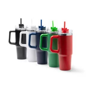Taza térmica Stamina Kranston 1709, vista conjunta de los cinco colores disponibles