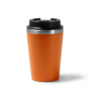 Vaso de doble pared Stamina Horan 1728, naranja, vista frontal del producto