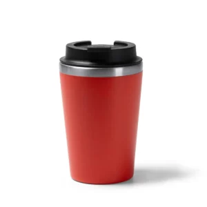 Vaso de doble pared Stamina Horan 1728, rojo, vista frontal del producto