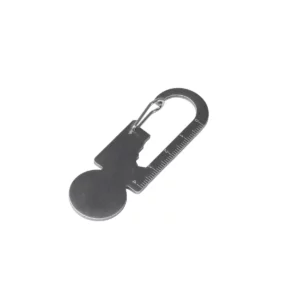 Llavero multiherramienta Stamina Blaney 1729, plata, detalle del llavero