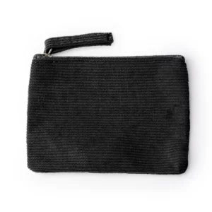 Monedero de pana Stamina Dake 1737, negro, vista frontal del producto