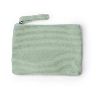 Monedero de pana Stamina Dake 1737, verde helecho, vista frontal del producto