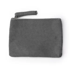 Monedero de pana Stamina Dake 1737, gris, vista frontal del producto