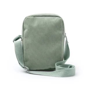 Bandolera de pana Stamina Kapi 1738, verde helecho, vista frontal del producto