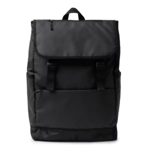 Mochila con solapa Stamina Trois 1743, negro, vista frontal de la mochila