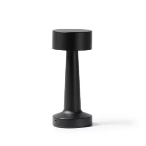 Lámpara LED táctil Stamina Reiki 1746, negro, vista frontal de la lámpara