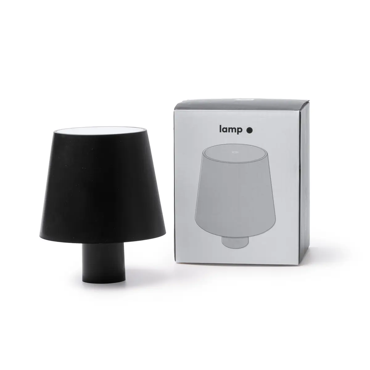 Lámpara LED para botellas Stamina Tomson 1747 5 Lámpara LED para botellas Stamina Tomson 1747, negro, vista de la lámpara junto a la caja