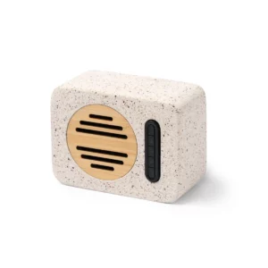 Altavoz inalámbrico Stamina Miler 1762, crudo, vista de tres cuartos