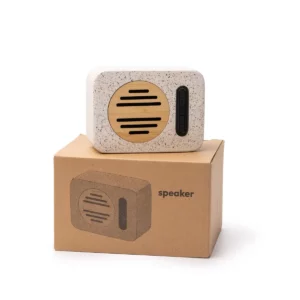 Altavoz inalámbrico Stamina Miler 1762, crudo, presentación con caja